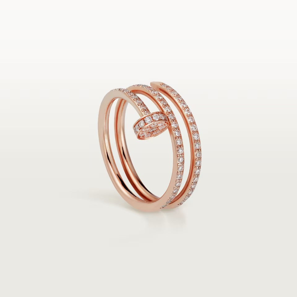 [Eterna Jewels]JUSTE RING 4.8MM FULL DIAMOND