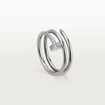 [Eterna Jewels]JUSTE RING 4.8MM HALF DIAMOND