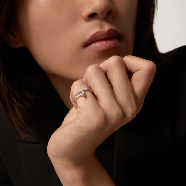 [Eterna Jewels]JUSTE RING 1.8MM SILBER DIAMANTEN