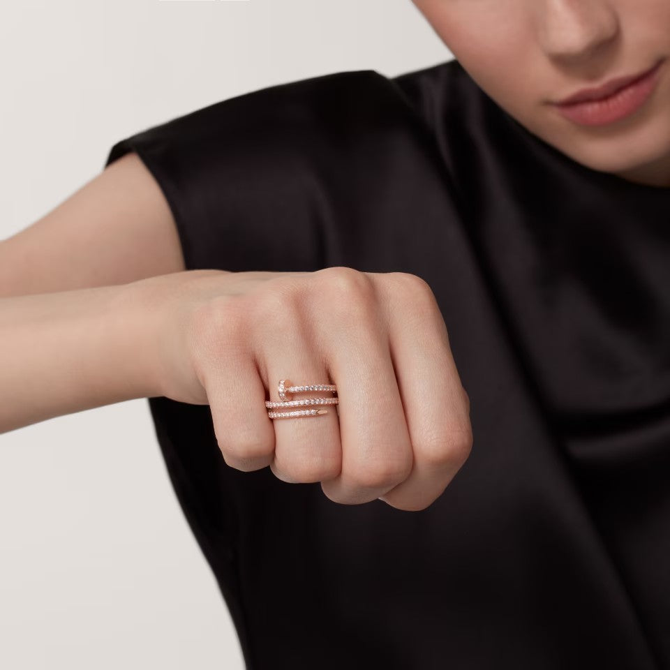 [Eterna Jewels]JUSTE RING 4.8MM FULL DIAMOND
