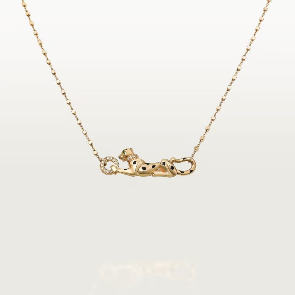 [Eterna Jewels]PANTHERE FULL DIAMOND NECKLACE