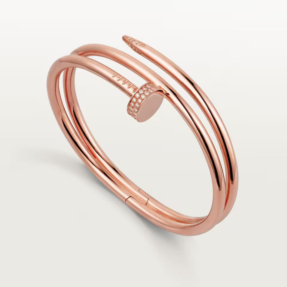 [Eterna Jewels]JUSTE BRACELET 3.5MM DOUBLE ROW DIAMOND