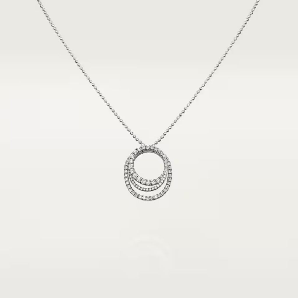[Eterna Jewels]ETINCELLE  FULL DIAMOND NECKLACE