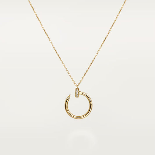 [Eterna Jewels]JUSTE NECKLACE HALF DIAMOND