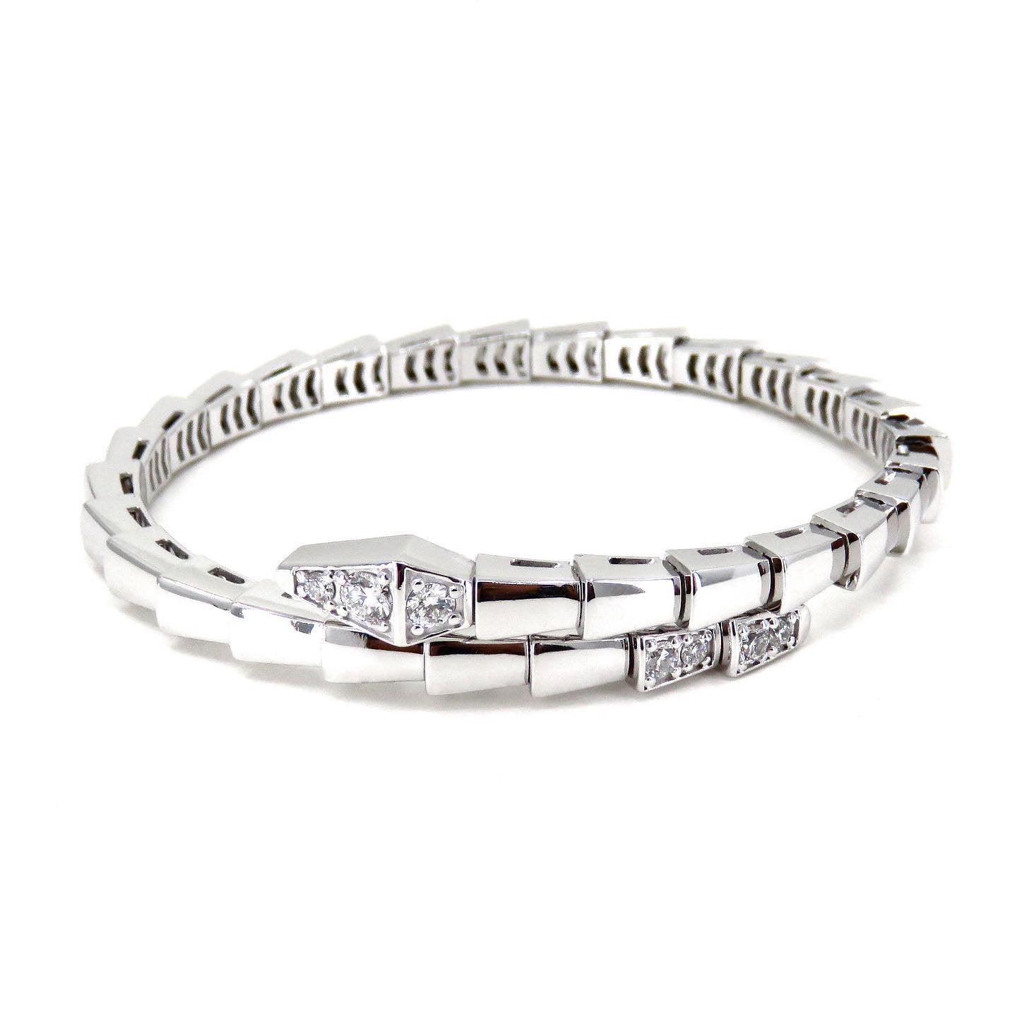 [Eterna Jewels]SCHLANGEN-ARMBAND DIAMANTEN SILBER