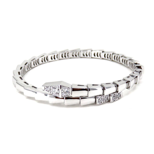 [Eterna Jewels]SCHLANGEN-ARMBAND DIAMANTEN SILBER