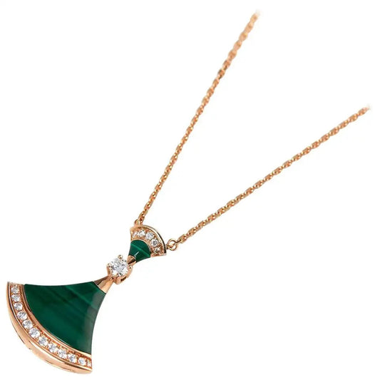 [Eterna Jewels]TRAUMKETTE MALACHIT DIAMANT