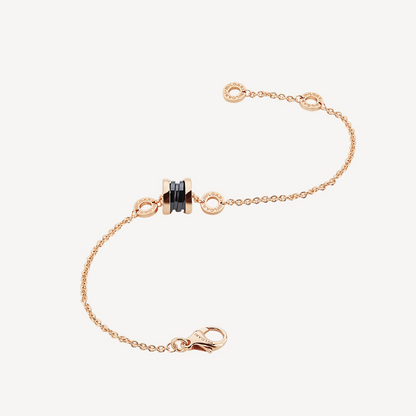 [Eterna Jewels] ZERO 1 SOFT ROSÉGOLD UND SCHWARZES KERAMIK-ARMBAND