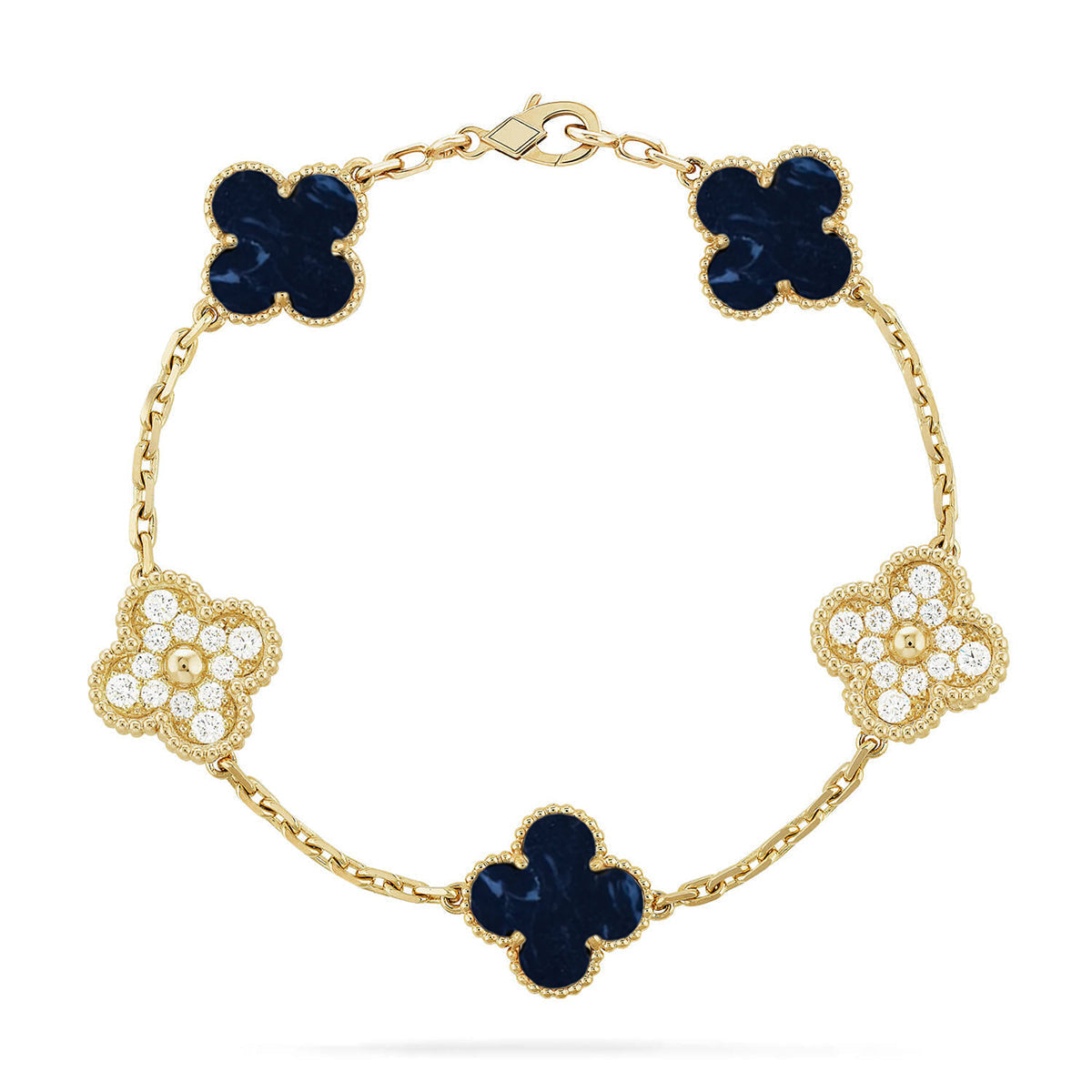 [Eterna Jewels]KLEE 5 MOTIV PIETERSIT ARMBAND KOLLEKTION