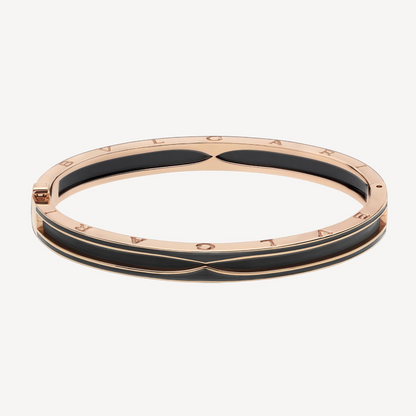 [Eterna Jewels]ZERO 1 ROSÉGOLD MIT MATTSCHWARZEM KERAMIKARMBAND