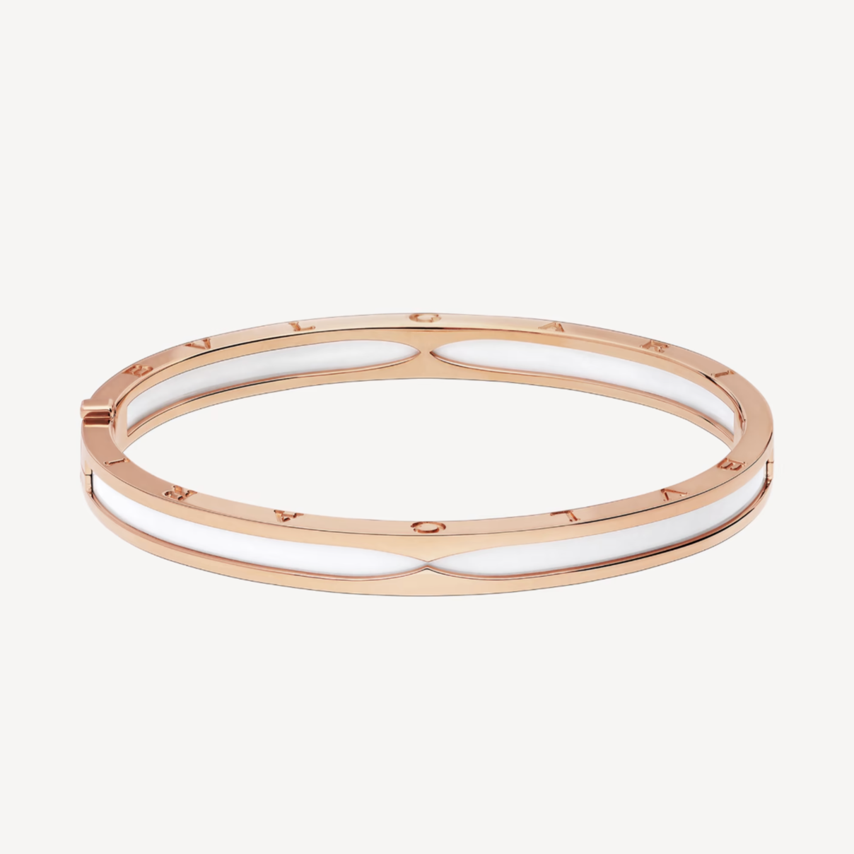 [Eterna Jewels] ZERO 1 ROSÉGOLD MIT WEISSEM KERAMIKARMBAND