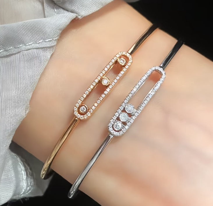 [Eterna Jewels]Armreif mit Pavé-Diamanten M