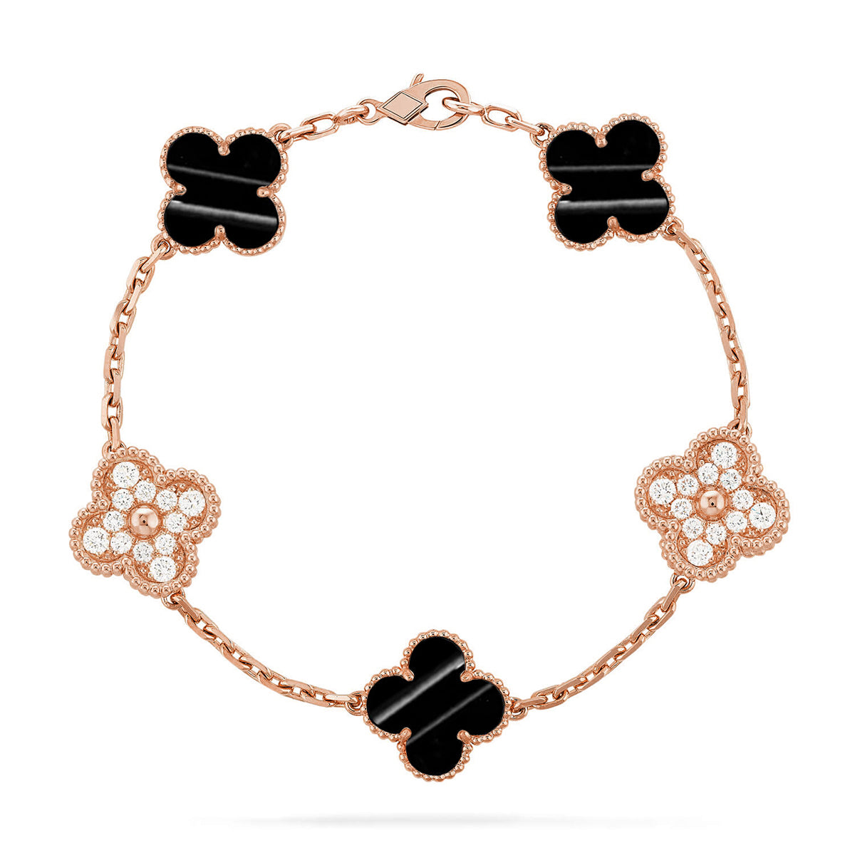 [Eterna Jewels] CLOVER 5 MOTIF PULSAR STONE BRACELET KOLLEKTION
