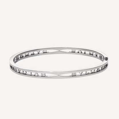 [Eterna Jewels] ZERO 1 SPIRAL LOGO SILBERNES ARMBAND