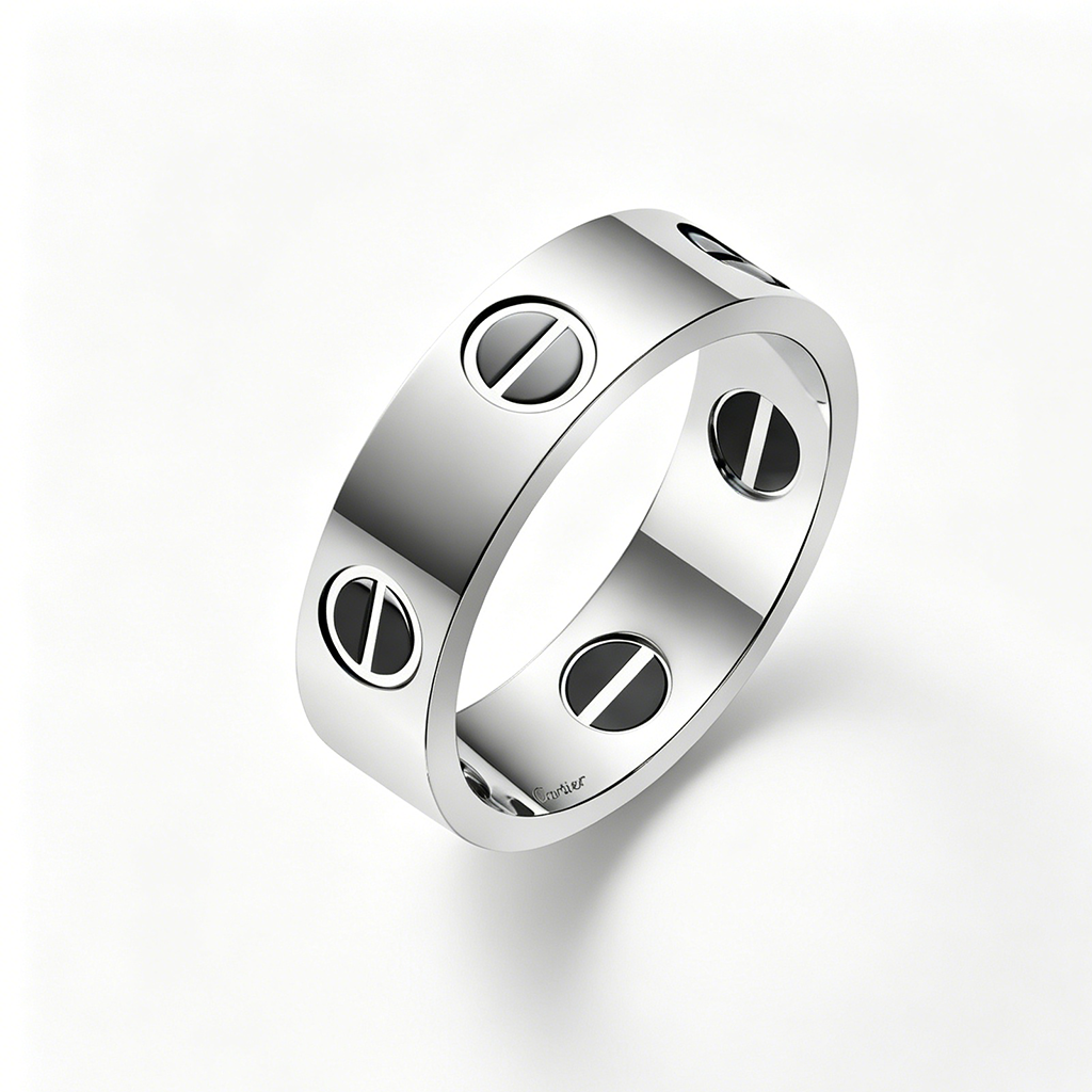 [Eterna Jewels]LOVE RING 5.5MM NO DIAMONDS  CERAMIC