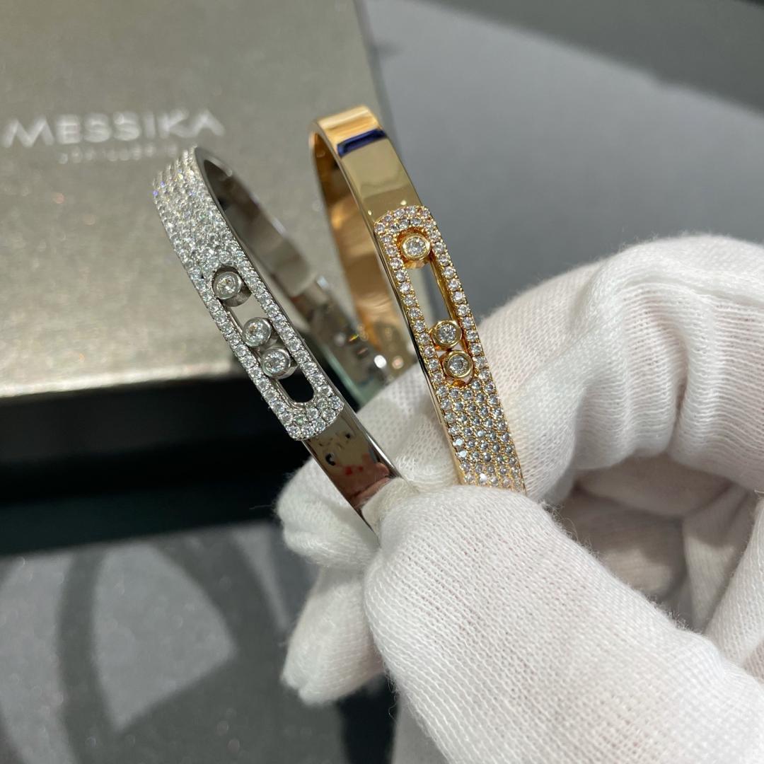 [Eterna Jewels]Noa Roségold-Armreif mit Diamant-Pavé
