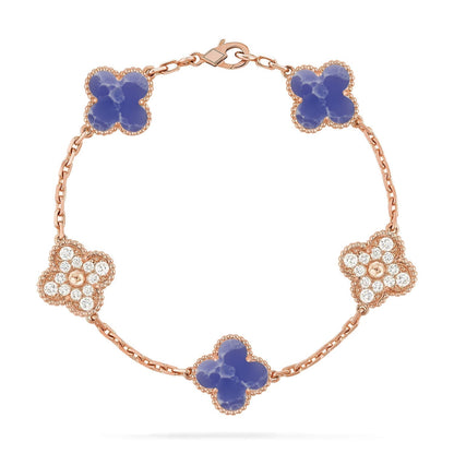[Eterna Jewels]KLEEBRETT 5 MOTIV BLAUE ADERN ARMBAND-KOLLEKTION