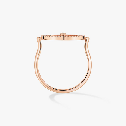 [Eterna Jewels]LUCKY MOVE RING AUS ROSÉGOLD MIT DIAMANTEN