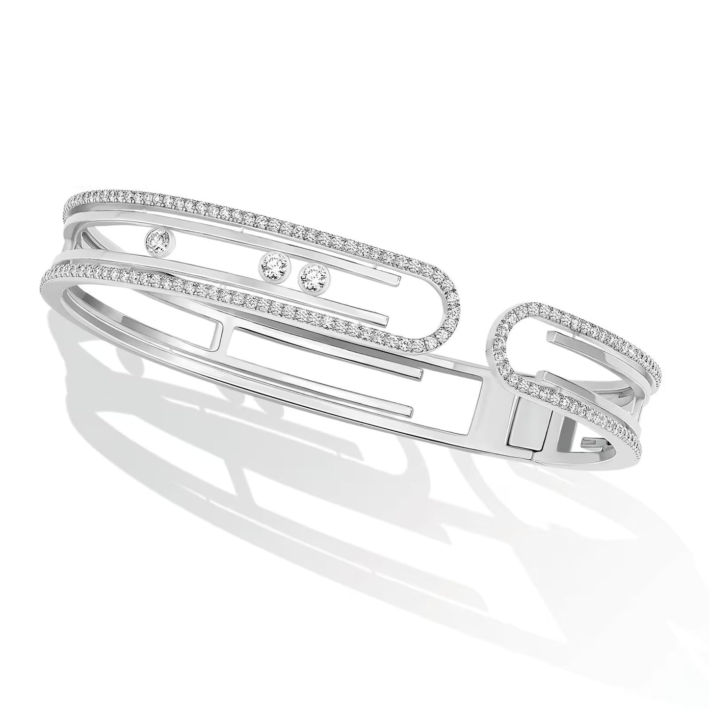 [Eterna Jewels]BEWEGEN SIE DAS 10. GEPFLASTERTE DIAMANTARMREIFEN