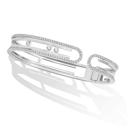 [Eterna Jewels]BEWEGEN SIE DAS 10. GEPFLASTERTE DIAMANTARMREIFEN