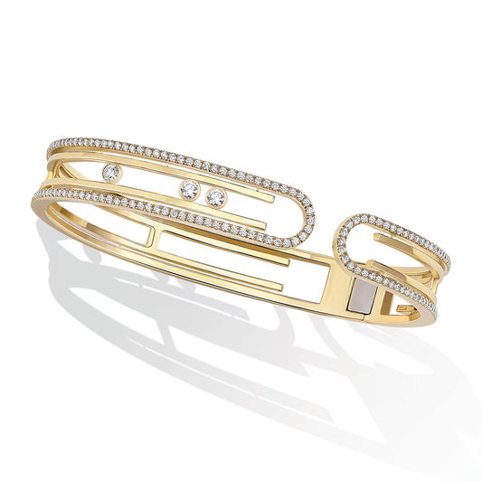 [Eterna Jewels]BEWEGEN SIE DAS 10. GEPFLASTERTE DIAMANTARMREIFEN