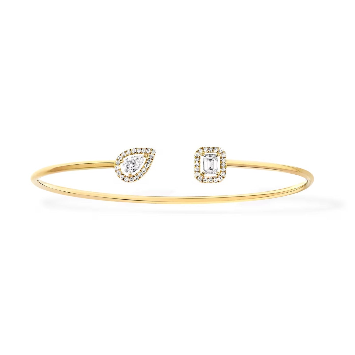 [Eterna Jewels]FLEXIBLER ARMREIF MY TWIN TOI & MOI SILBER DIAMANTEN
