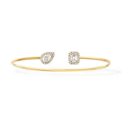 [Eterna Jewels]FLEXIBLER ARMREIF MY TWIN TOI & MOI SILBER DIAMANTEN