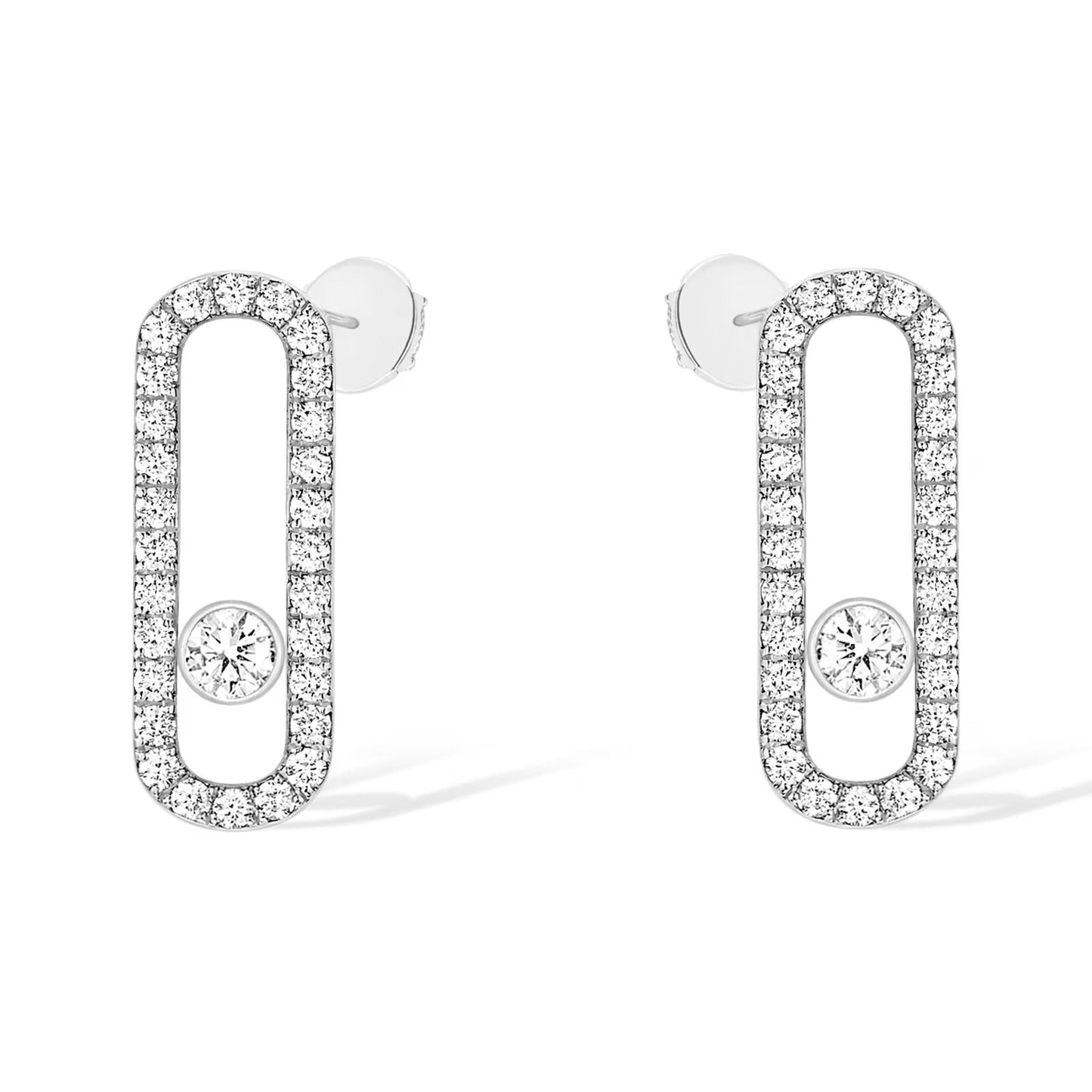 [Eterna Jewels]MOVE UNO OHRSTECKER DIAMANT PAVE
