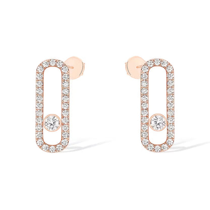 [Eterna Jewels]MOVE UNO OHRSTECKER DIAMANT PAVE