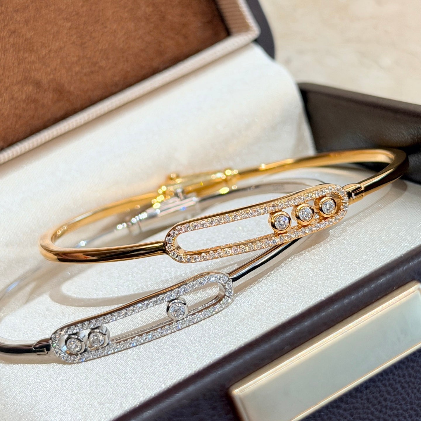 [Eterna Jewels]Armreif mit Pavé-Diamanten M
