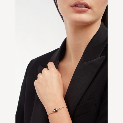 [Eterna Jewels] ZERO 1 SOFT ROSÉGOLD UND SCHWARZES KERAMIK-ARMBAND