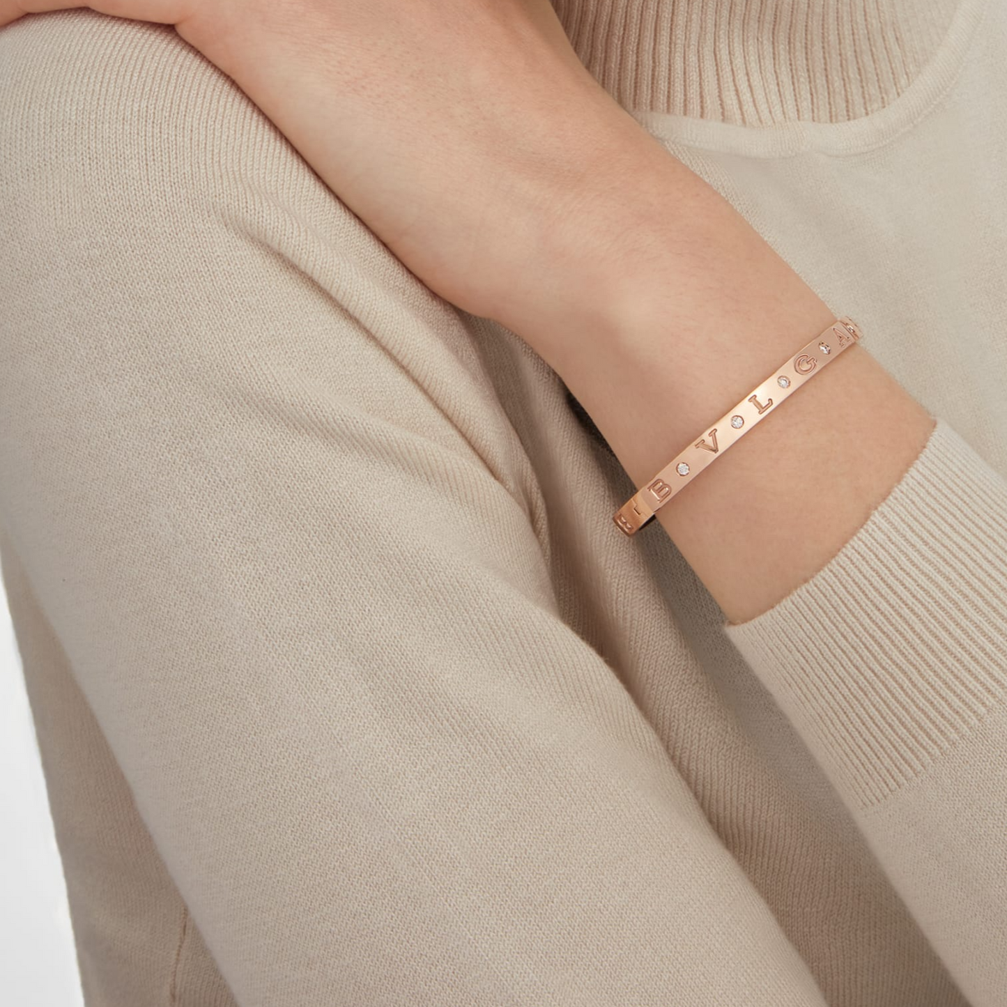 [Eterna Jewels]ZERO 1 ROSÉGOLD 12 DIAMANTEN ARMBAND