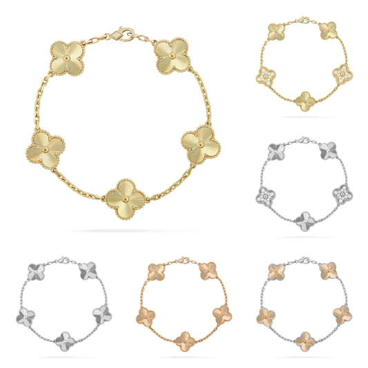 [Eterna Jewels] KLEEBRAUM 5 MOTIV LASER-ARMBAND KOLLEKTION