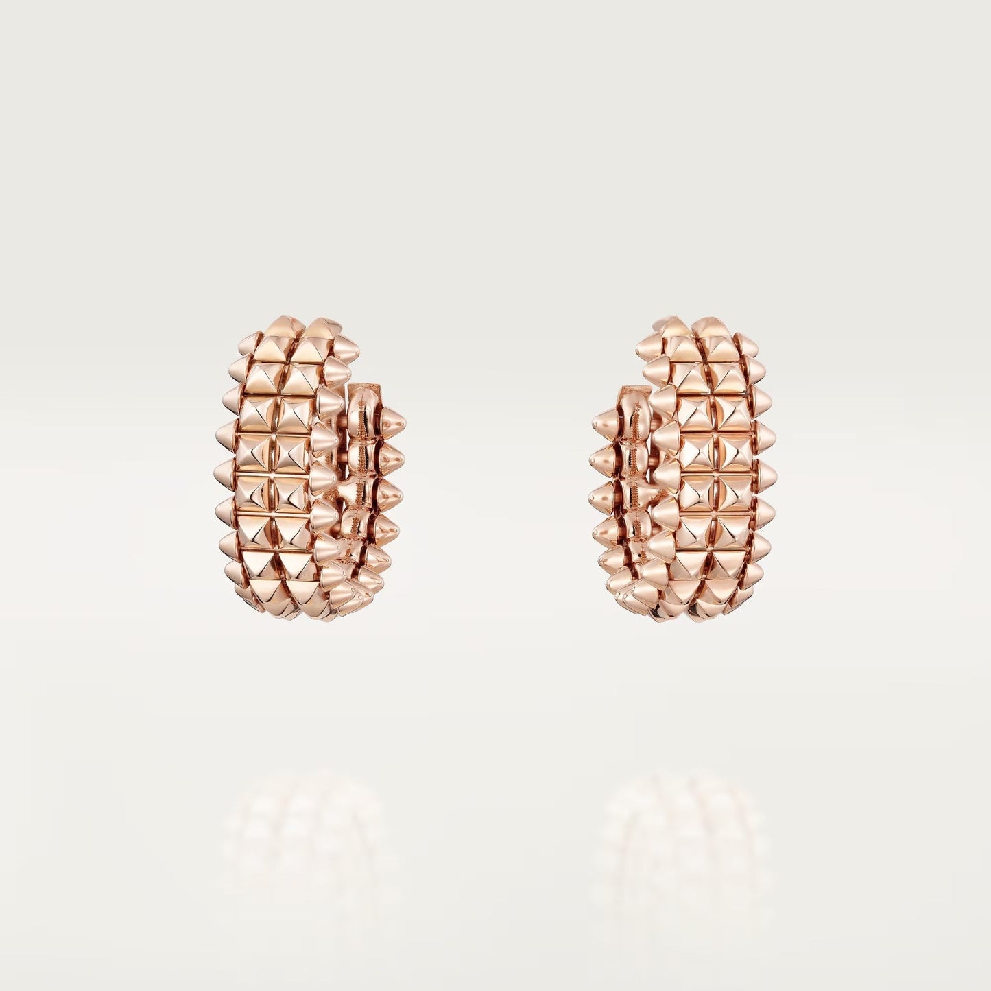 [Eterna Jewels]CLASH 9.2MM DOUBLE ROW EARRINGS
