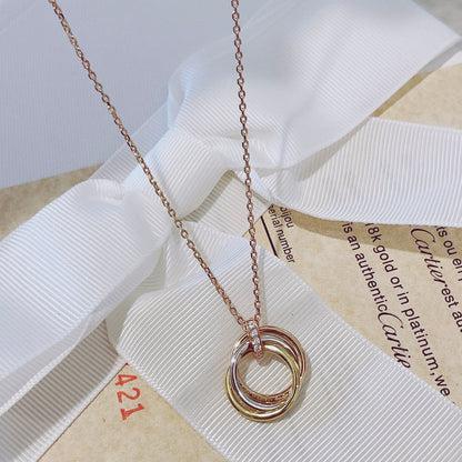 [Eterna Jewels]TRINITY HALSKETTE GOLD DIAMANTEN