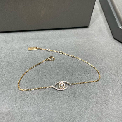 [Eterna Jewels]Armband mit Pave-Diamanten Lucky Eye