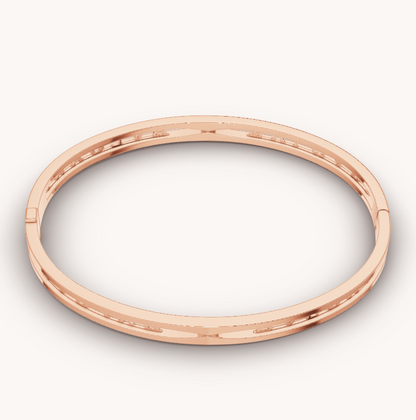[Eterna Jewels] ZERO 1 SPIRAL LOGO ROSÉGOLD-ARMBAND