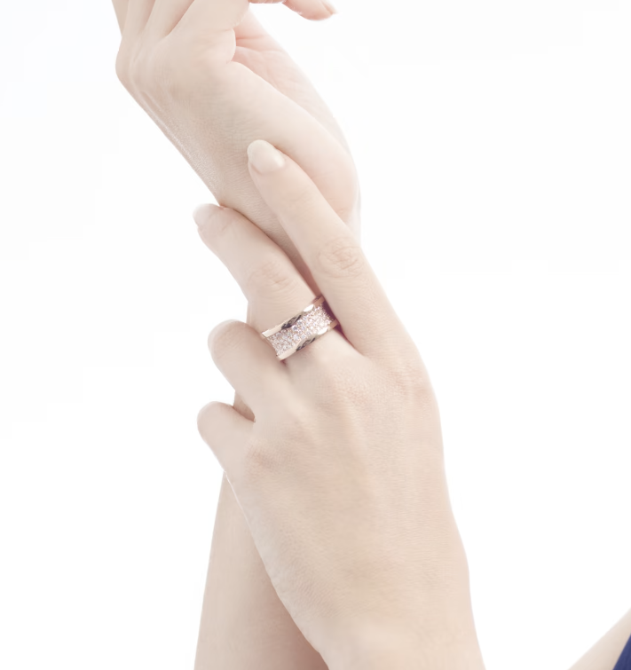 [Eterna Juwelen]ZERO 1 MIT DIAMANTEN AUF DEM SPIRALRING