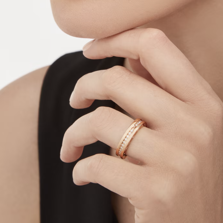 [Eterna Jewels] ZERO 1 ONE-BAND PAVÉ-DIAMANTEN AUF SPIRALRING