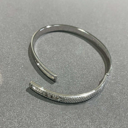 [Eterna Jewels]Noa Roségold-Armreif mit Diamant-Pavé