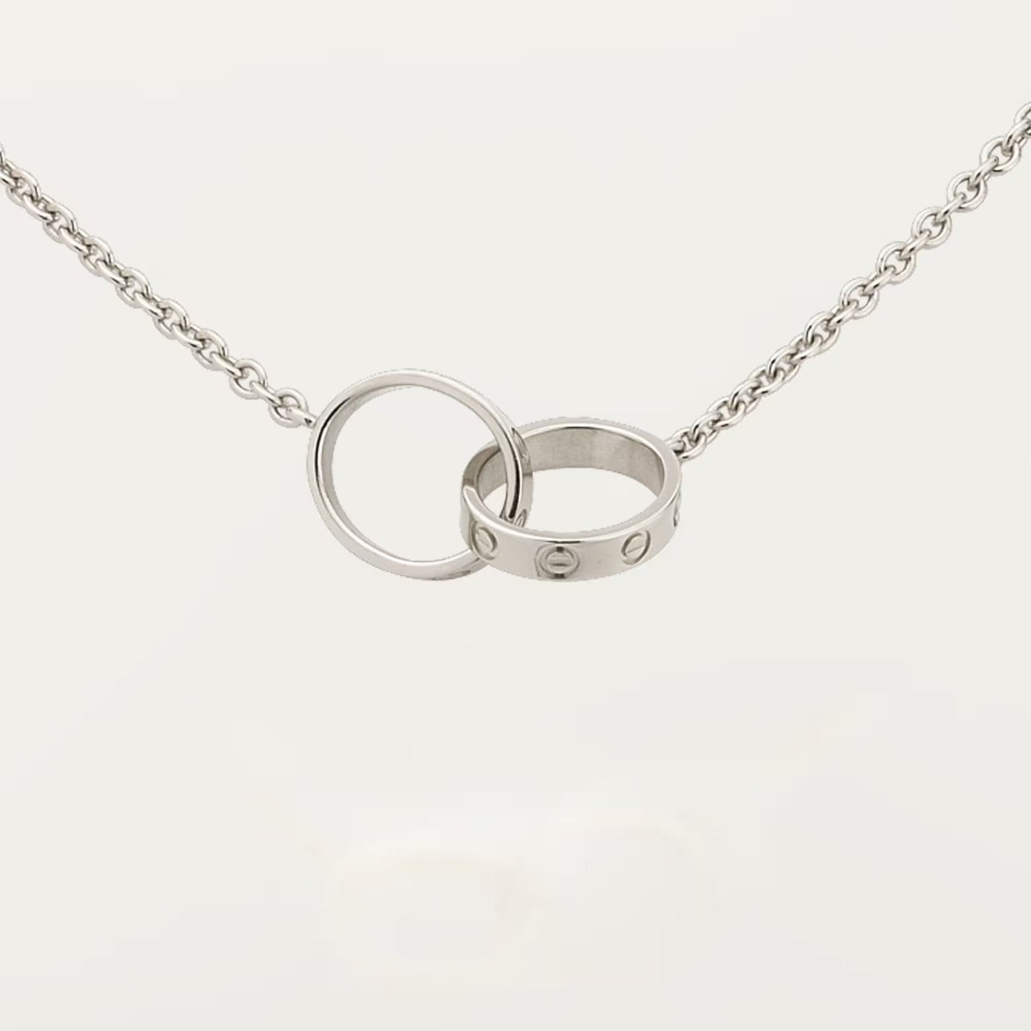 [Eterna Jewels]LOVE DOUBLE RING NECKLACE