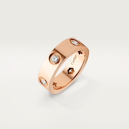[Eterna Jewels]LOVE 5.5MM 6 DIAMOND RING