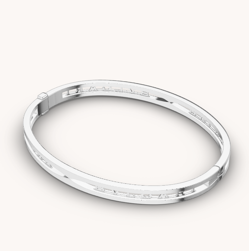 [Eterna Jewels] ZERO 1 SPIRAL LOGO SILBERNES ARMBAND