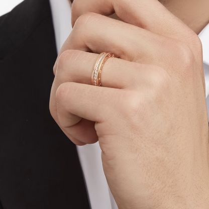[Eterna Jewels] ZERO 1 ONE-BAND PAVÉ-DIAMANTEN AUF SPIRALRING
