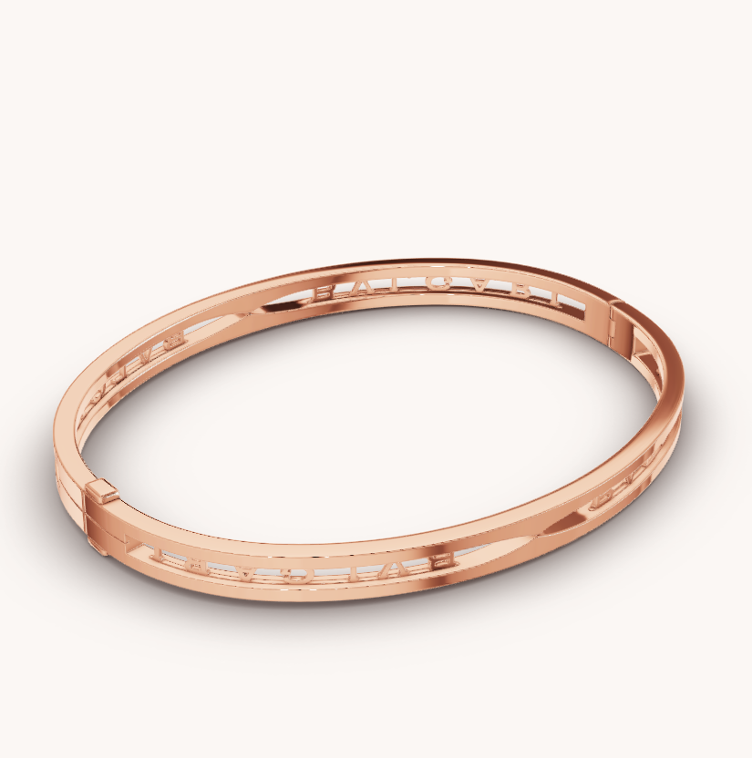 [Eterna Jewels] ZERO 1 SPIRAL LOGO ROSÉGOLD-ARMBAND