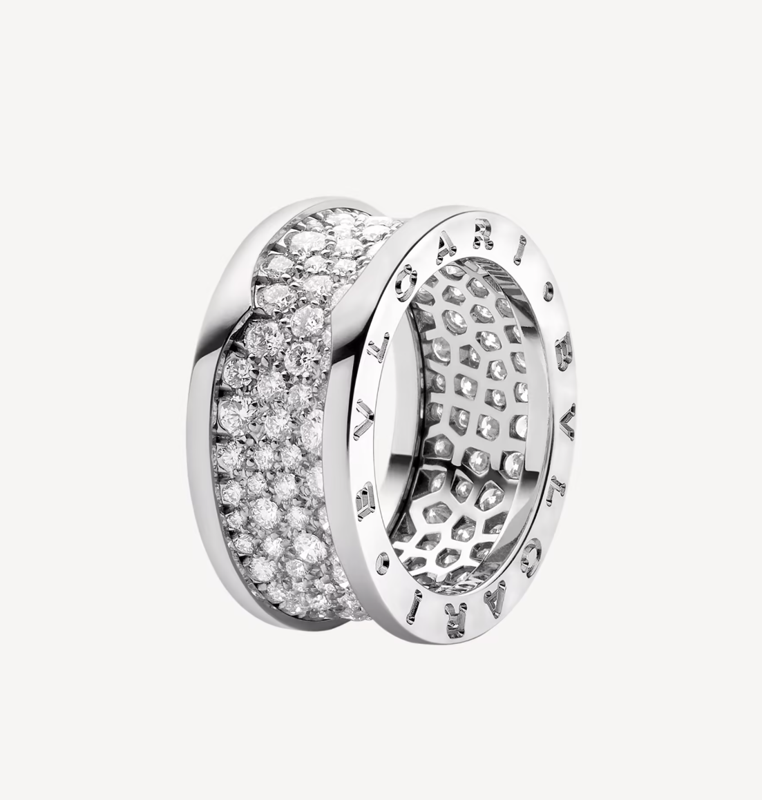 [Eterna Juwelen]ZERO 1 MIT DIAMANTEN AUF DEM SPIRALRING