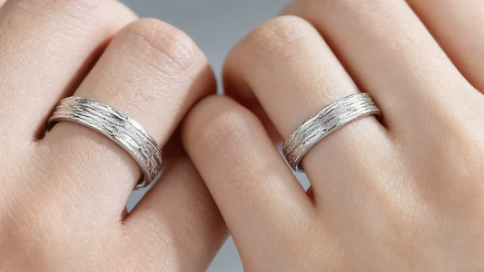 Platinum Couple Wedding Rings