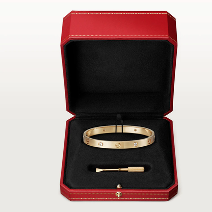 [Eterna Jewels]LIEBESARMBAND 6.1MM 4 DIAMANTEN