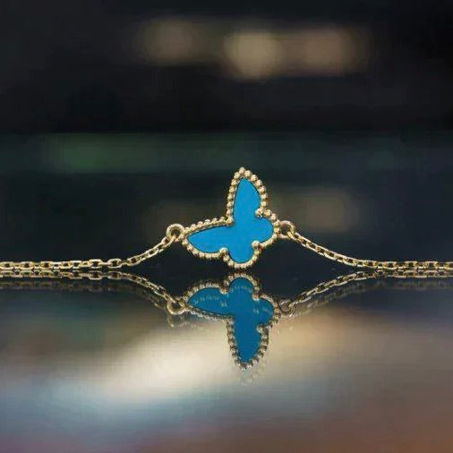 [Eterna Jewels]SCHMETTERLING TÜRKIS SCHMETTERLING ARMBAND