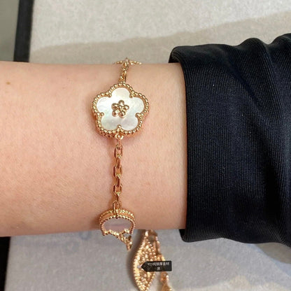 [Eterna Jewels]ラッキー スプリング 5モチーフ ブレスレット